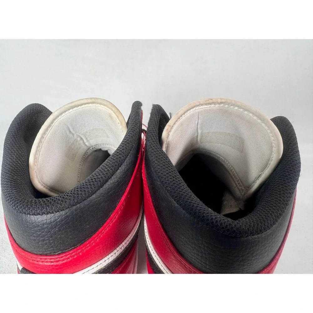 Nike Air Jordan 1 Mid TD Football Cleats Chicago Style Men Size 10.5 FJ6805-106